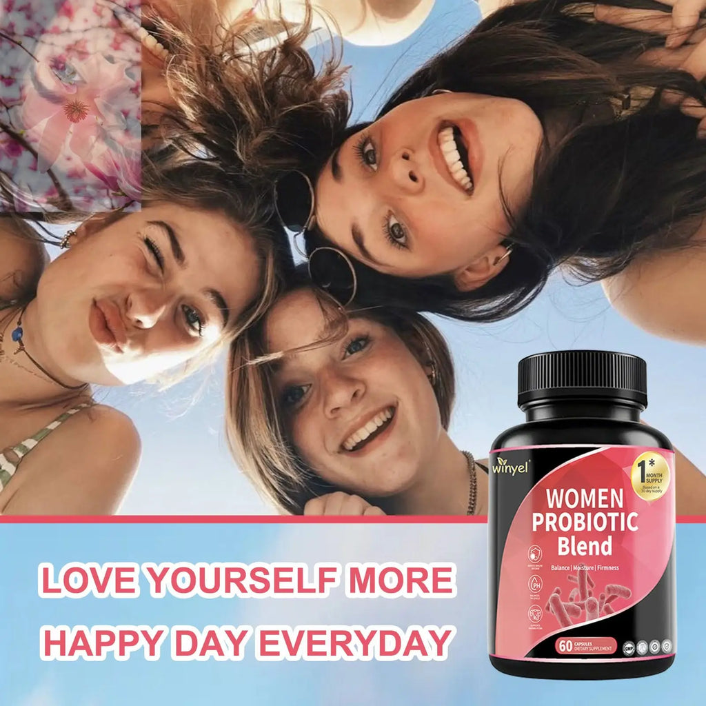 Women's Probiotics For Women PH Balance With Prebiotics, Lactobacillus Probiotic Blend And Herb Blend - Women's Health Supplement, 60 Count - Rooted Regenerative: Sustainable Foods for the Future