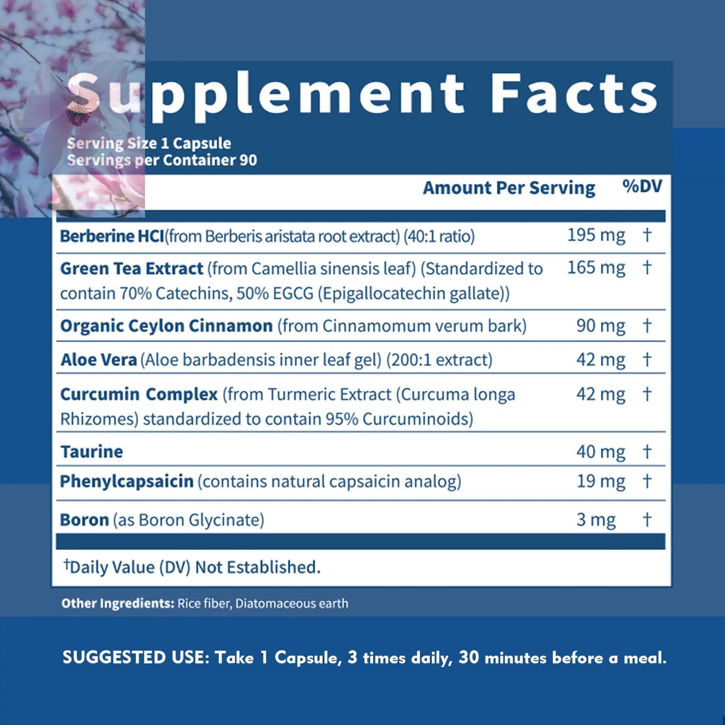GLP-1 Supplement Support, Natural Formula, GLP-1 Production - 1 Capsule For Balanced Appetite  Metabolic Wellness Daily 90 Servings - Rooted Regenerative: Sustainable Foods for the Future