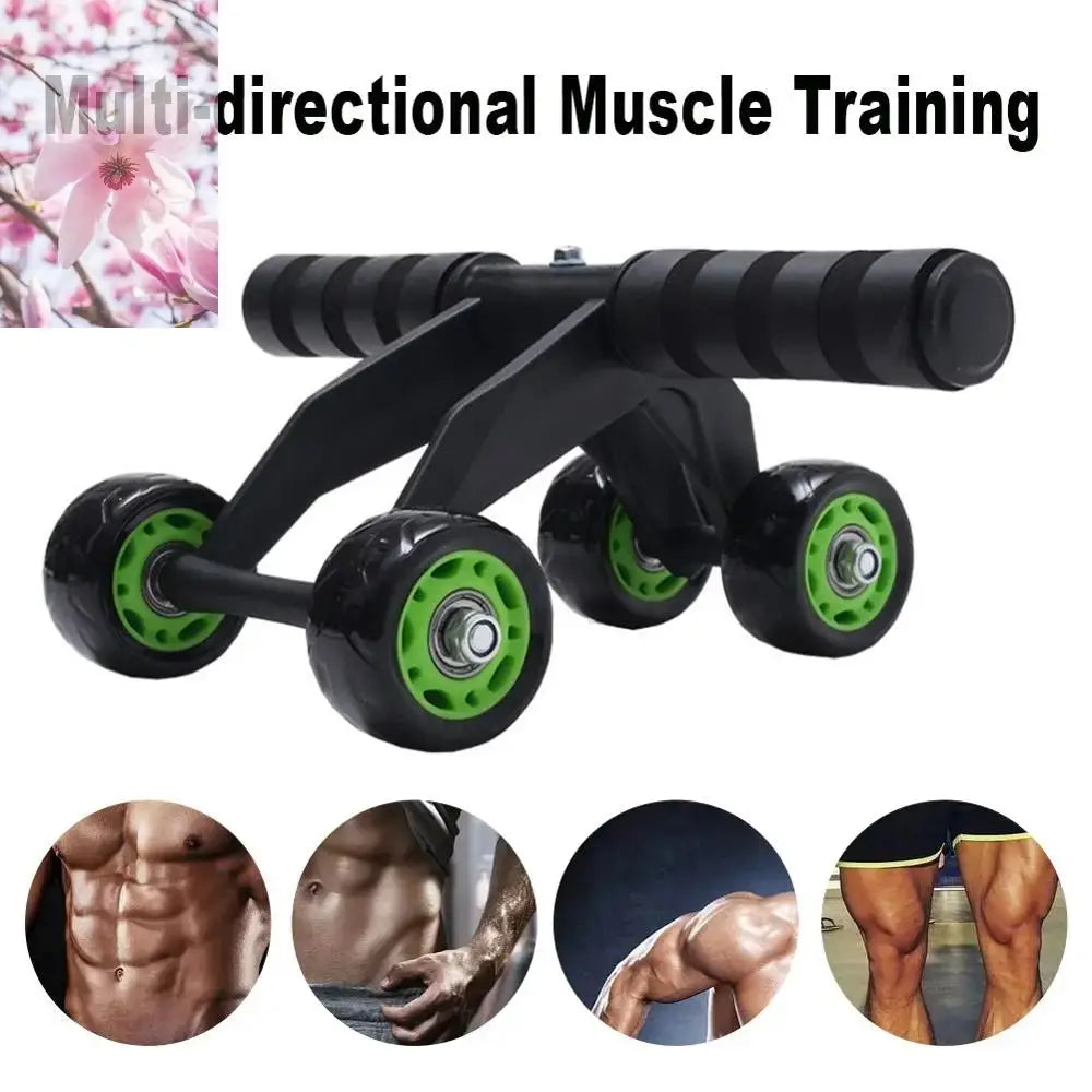 Four-wheeled Abdominal Roller Home Exercise Abdominal Muscle Fitness Equipment - Rooted Regenerative: Sustainable Foods for the Future