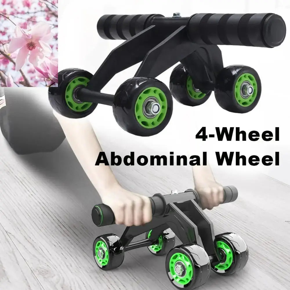 Four-wheeled Abdominal Roller Home Exercise Abdominal Muscle Fitness Equipment - Rooted Regenerative: Sustainable Foods for the Future