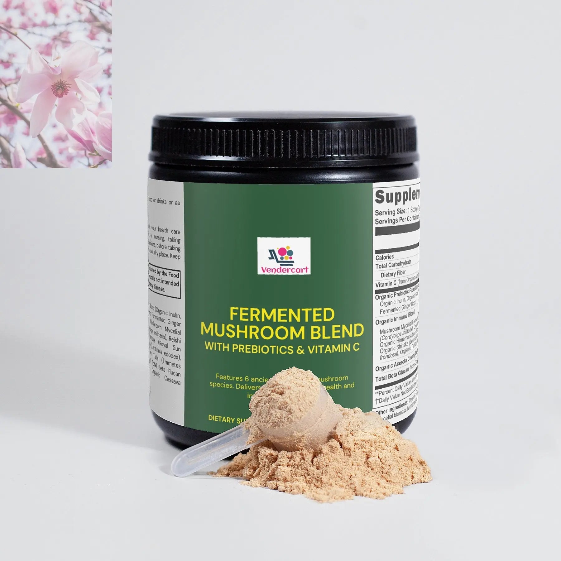 Fermented Mushroom Blend Immune Gut Health Support With Maximum Absorption - Rooted Regenerative: Sustainable Foods for the Future