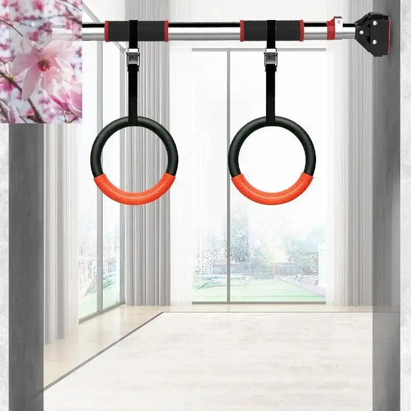 Rings Fitness Adult Gymnastics Training Pull-Ups Indoor Fitness Equipment Home Stretching Exercise Spine Traction - Rooted Regenerative: Sustainable Foods for the Future