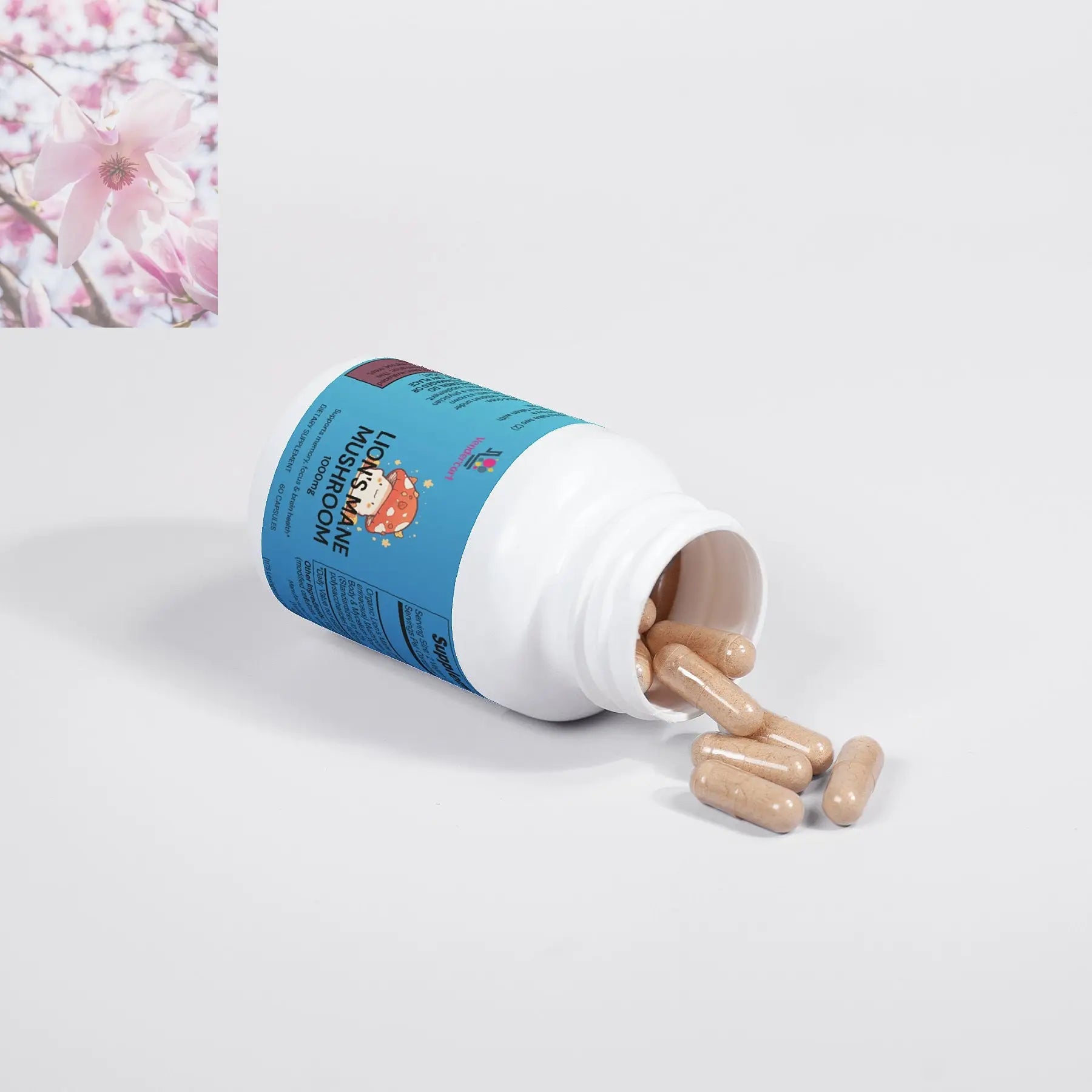 Lions Mane Mushroom Supplement Cognitive Support, Focus - Rooted Regenerative: Sustainable Foods for the Future Lions Mane Mushroom Supplement Cognitive Support, Focus Rooted & Regenerative: Sustainable Foods for the Future Health & Welness Rooted Regenerative: Sustainable Foods for the Future 