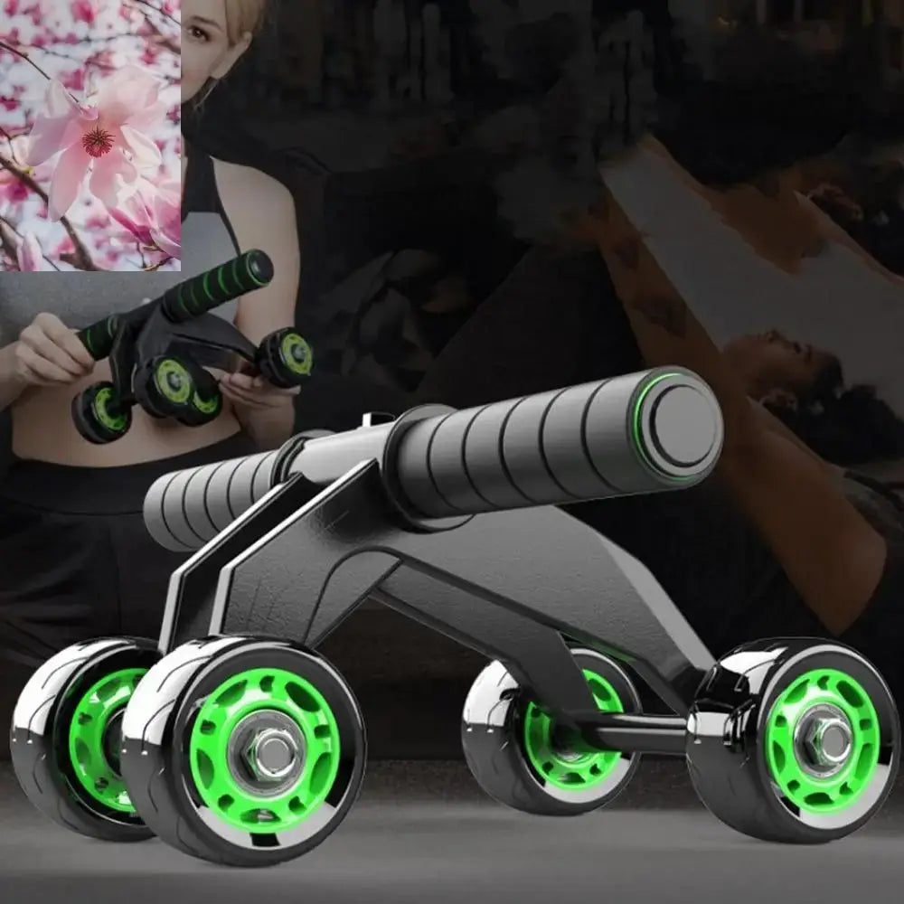 Four-wheeled Abdominal Roller Home Exercise Abdominal Muscle Fitness Equipment - Rooted Regenerative: Sustainable Foods for the Future
