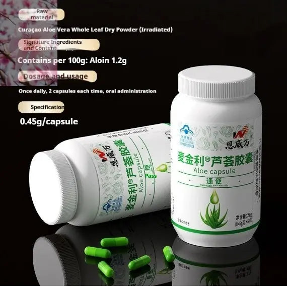 Aloe Capsule Health Care Intestinal Constipation - Rooted Regenerative: Sustainable Foods for the Future