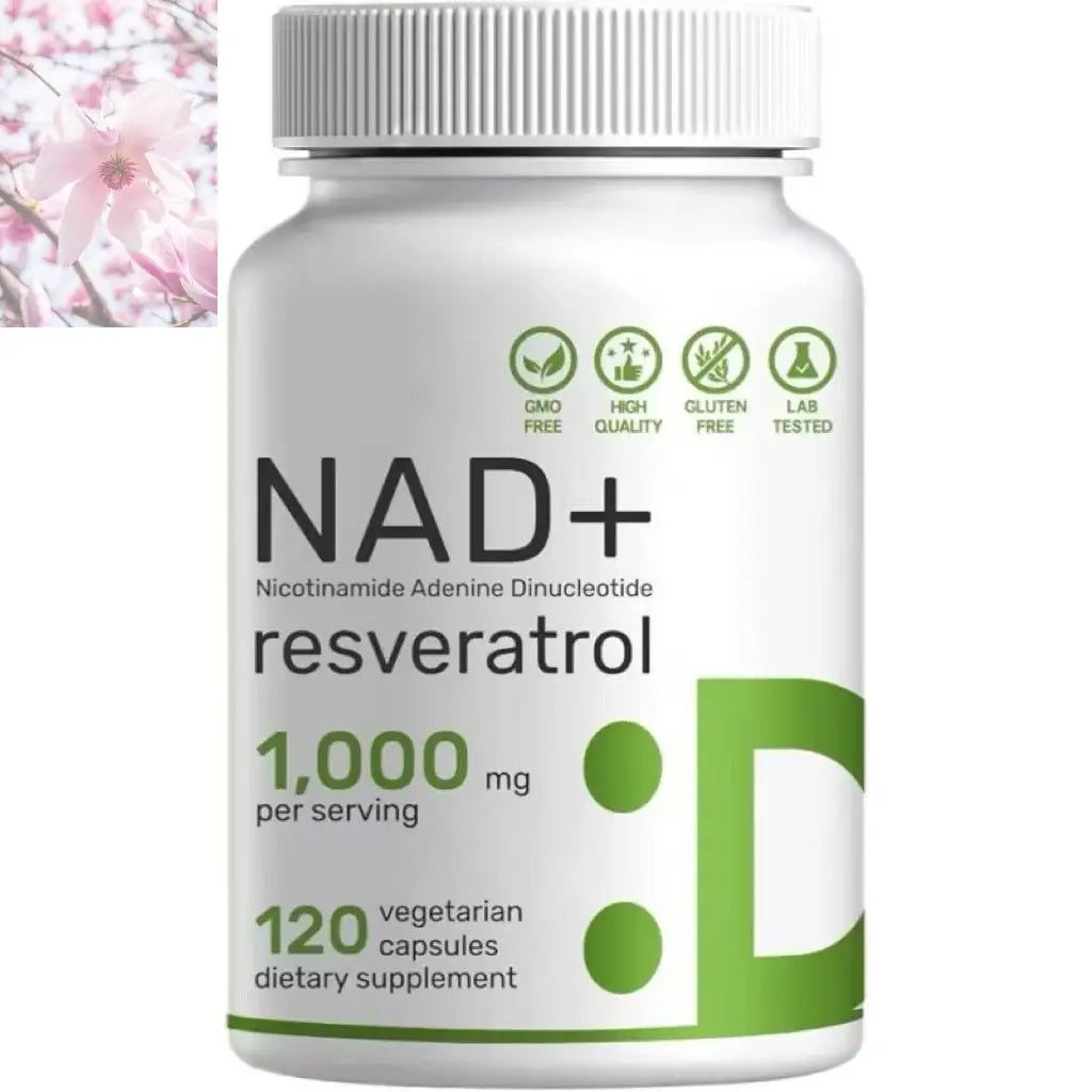 In Stock, Cross-border NAD Resveratrol Supplement Nicotinamide And Resveratrol 120 Capsules - Rooted Regenerative: Sustainable Foods for the Future