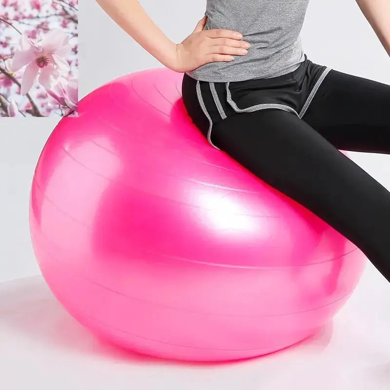 Yoga Ball Fitness Beginner Children Exercise More Gymnastics Glossy Ball - Rooted Regenerative: Sustainable Foods for the Future Rooted & Regenerative: Sustainable Foods for the Future 