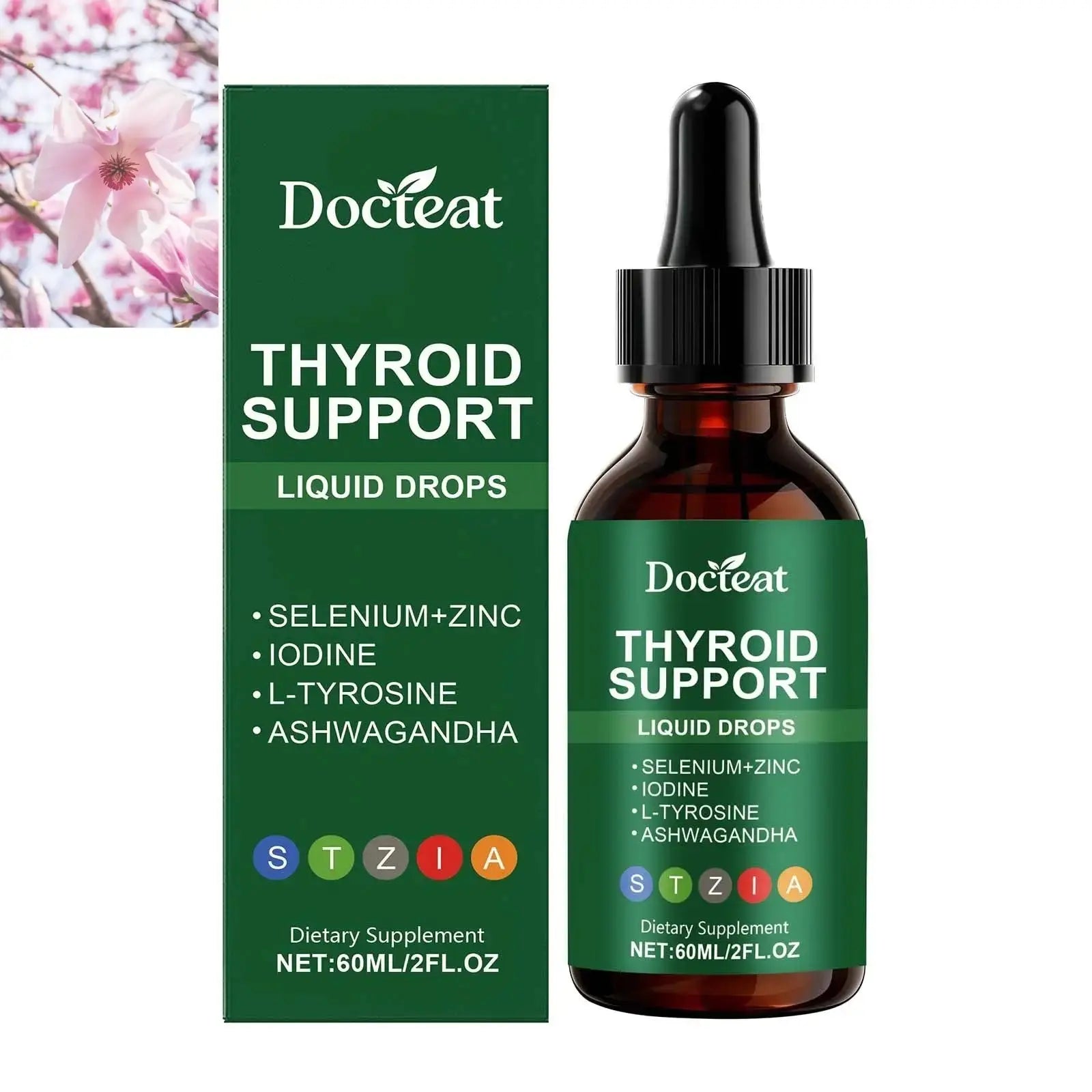 Endocrine Health Support Drops: Tyrosine, Zinc, Iodine, Selenium Rooted & Regenerative: Sustainable Foods for the Future