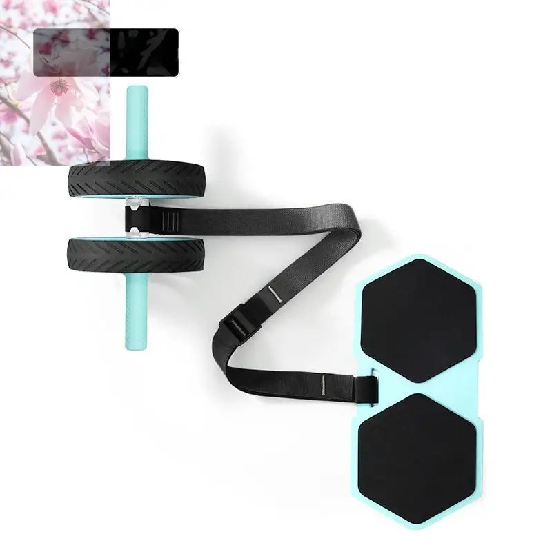 Abdominal Wheel Household Automatic Rebound Fitness Equipment - Rooted Regenerative: Sustainable Foods for the Future