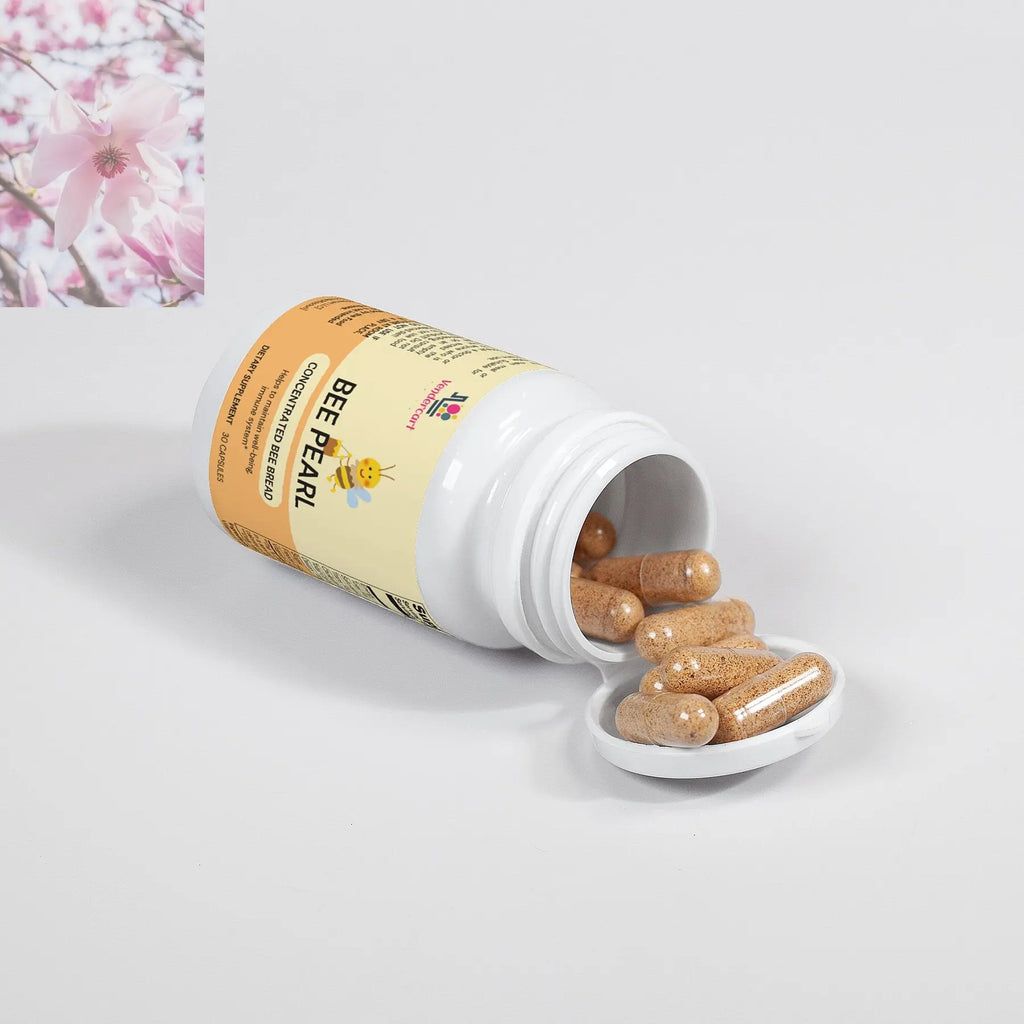 Bee Pearl Capsules Natural Immunity, Energy, And Skin Health Support - Rooted Regenerative: Sustainable Foods for the Future