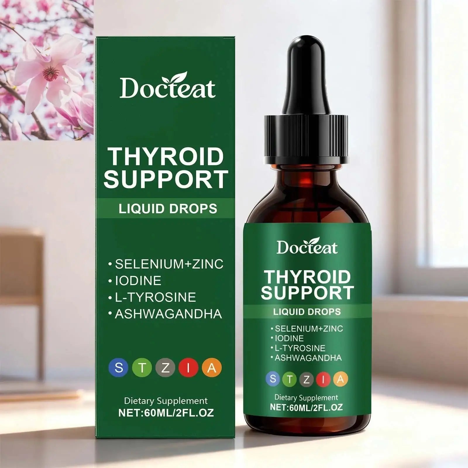 Endocrine Health Support Drops: Tyrosine, Zinc, Iodine, Selenium Rooted & Regenerative: Sustainable Foods for the Future