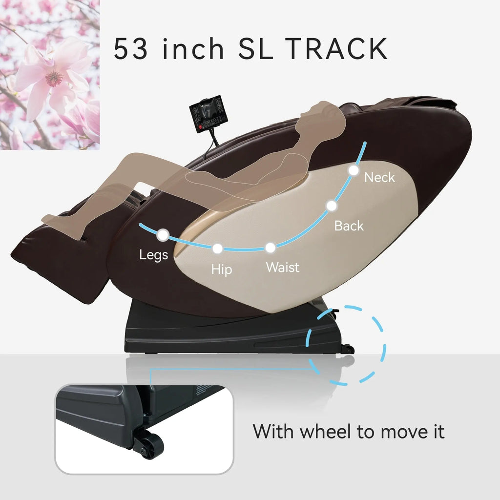 Massage Chairs  Full Body Massage Recliner With Foot Roller,Airbag Massage SL Track, Zero Gravity, Bluetooth Speaker,Brown - Rooted Regenerative: Sustainable Foods for the Future