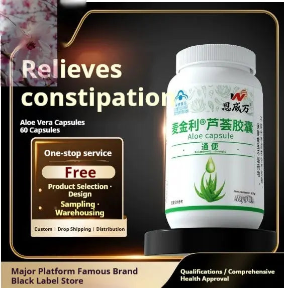 Aloe Capsule Health Care Intestinal Constipation - Rooted Regenerative: Sustainable Foods for the Future