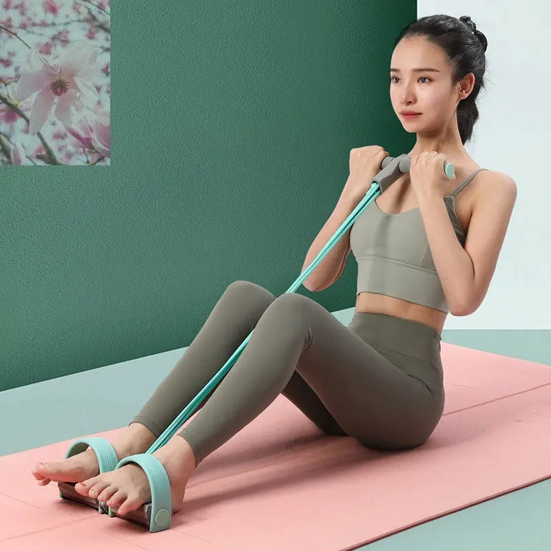 Crunches Auxiliary Rope Female Yoga Exercise Home Fitness Equipment - Rooted Regenerative: Sustainable Foods for the Future