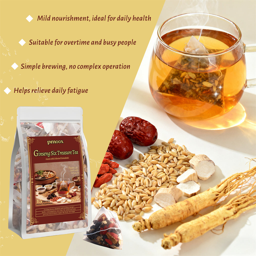 Ginseng Liubao Qixue Health Tea Rooted & Regenerative: Sustainable Foods for the Future Rooted & Regenerative: Sustainable Foods for the Future Health & Welness Rooted Regenerative: Sustainable Foods for the Future