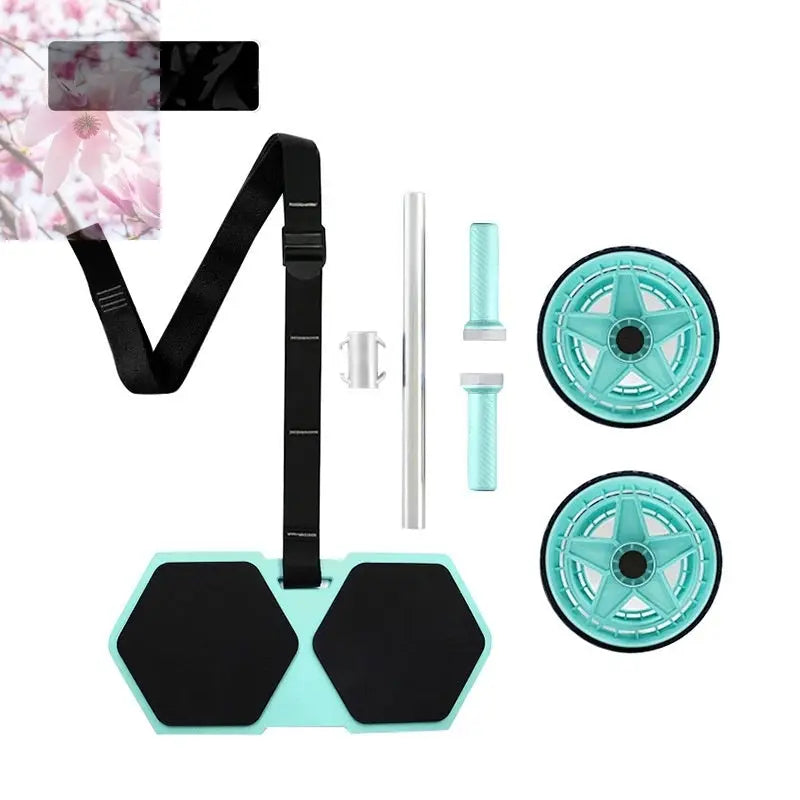 Abdominal Wheel Household Automatic Rebound Fitness Equipment - Rooted Regenerative: Sustainable Foods for the Future