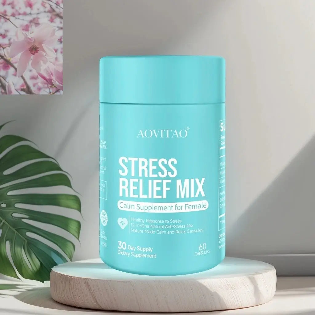 Ashwagandha For Women Supplement With L-Theanine Magnesium, Stress Relief, Focus And Relaxation Support Anxiery Pill - Rooted Regenerative: Sustainable Foods for the Future