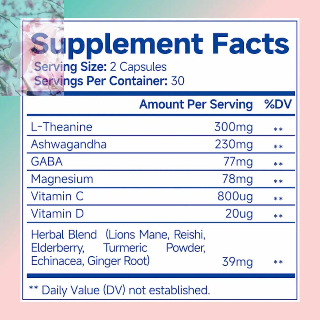 Ashwagandha For Women Supplement With L-Theanine Magnesium, Stress Relief, Focus And Relaxation Support Anxiery Pill - Rooted Regenerative: Sustainable Foods for the Future