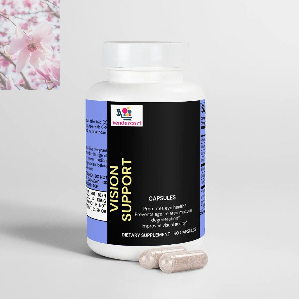 Vendercart Vision Support Supplement Eye Health, Visual Clarity, And Night Vision Boost - Rooted Regenerative: Sustainable Foods for the Future