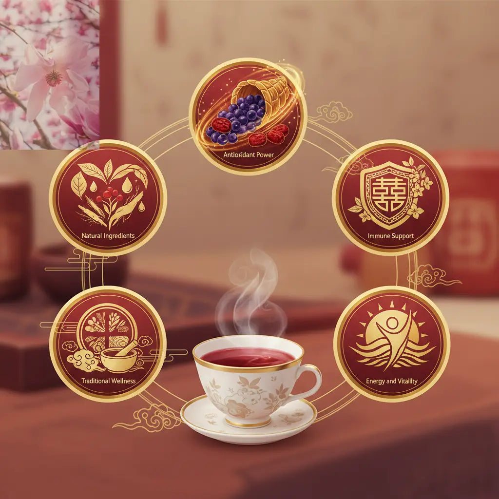 Black Wolfberry Red Date Combination Health-enhancing Herbal Healthy Tea - Rooted & Regenerative: Sustainable Foods for the Future